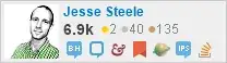 profile for Jesse Steele on Stack Exchange, a network of free, community-driven Q&A sites profile for Jesse Steele on Stack Exchange, a network of free, community-driven Q&A sites