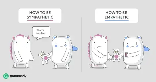 The difference between empathy and sympathy